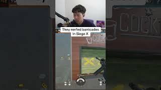 Ubisoft NERFED Barricade Peeks in Siege X 