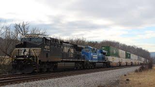 NS 8098 trailing on 288 and more on the Christiansburg district!