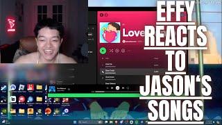 Jason Shows Effy's his Songs for Emily, Sa Nguyen, Irene, Selena (Lovebomb EP)