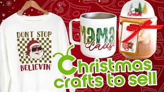 10 CRICUT CHRISTMAS CRAFTS Guaranteed To Make You Money This Holiday Season!