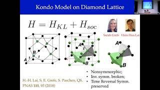 Qimiao Si (Rice U) -“Weyl Kondo semimetal and the design of correlation driven electronic topology”