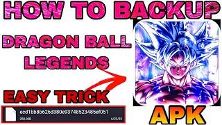 HOW TO BACKUP AND TRANSFER ACCOUNT IN DRAGON BALL LEGENDS | Aptrex Gaming