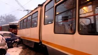 TRACTAREA TRAMVAIULUI RATB #181 de catre o autospeciala de interventii catre Depoul Giurgiu