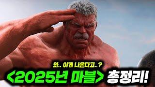 《레드헐크》부터 《스파이더맨》, 《아이언하트》까지!! 라인업 미쳐버린 《마블》 2025년 신작 총정리!!