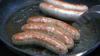 How to fry sausages properly in a pan I'll show you how I fry sausages in the pan to perfection