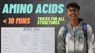 Tricks to learn all Amino Acids for JEE Main and Advanced