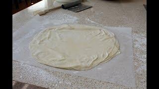 Homemade FIlo or Phyllo Dough - How to Make a Phyllo Dough Recipe from Scratch