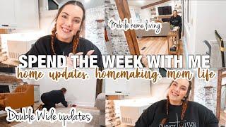 DOUBLE WIDE UPDATES, HOMEMAKING, AND ALL THE THINGspend a productive week with me in the trailer!