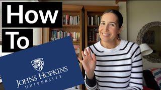 Johns Hopkins Supplemental Essays (3 TRICKS YOU MUST DO!!)