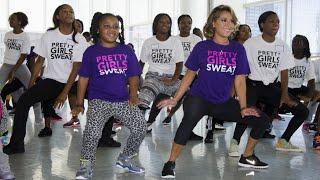 Adrienne Bailon Hosts Pretty Girls Sweat Zumba Party