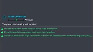 How Do You Improve Team Cohesion in Football Manager?