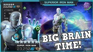 RANK 5 ASCENDED SUPERIOR IRON MAN! TRASH CAN TIER! PRE BUFF!| +7 Star! | Marvel Contest of Champions