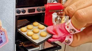  The world's smallest cookie! Mini real cooking with ASMR sound 