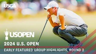 2024 U.S. Open: Round 2 Featured Group | Scottie Scheffler, Rory McIlroy, Xander Schauffele