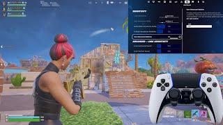 BEST Controller/Console SETTINGS & Sensitivity For Fortnite Chapter 6! (PS4/PS5/XBOX/PC)