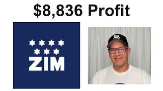 $8,836 Profit on ZIM in 8 months | Victor H Investing