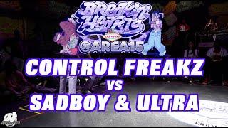 CONTROL FREAKZ vs SADBOY & ULTRA | 2 v 2 Freestyle Top 4 | Breakin' Hearts/ Vegas | #SXSTV