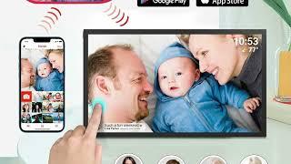 FRAMEO Digital Photo Frame, 21.5-Inch Large WiFi Digital Picture Frame 2025