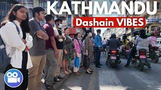 Kathmandu City during DASHAIN SALEUNLIMITED Crowd in Main Bazaar After Balen Action Nepal