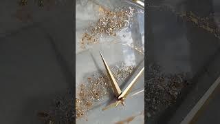 Часы из эпоксидной смолы,  40 см️ #часы#эпоксиднаясмола#ручнаяработа