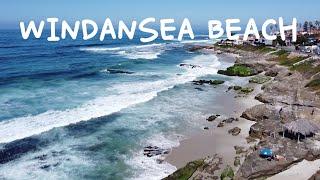 AERIAL VIEW OF WINDANSEA BEACH | LA JOLLA | SAN DIEGO, CALIFORNIA