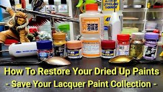 How To Restore Your Dried Up Paint - Save Your Lacquer Paints