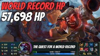 The Most HP You Will EVER SEE! Quest For A World Record