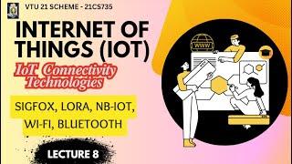 IoT Connectivity Technologies:Sigfox, LoRa, NB-IoT, Wi-Fi, Bluetooth -Lec 8 #sigfox #lora #wifi #iot