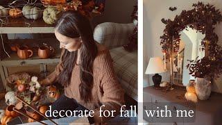 When life gives you a DETOUR.. + decorate with me for fall