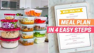 HOW TO MEAL PLAN IN 4 EASY STEPS | My Simple System to Make a Meal Plan in 15 Minutes