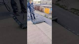 Кровля гаража. Наплавляемая кровля. Ремонт кровли. #кровля#наплавляемаякровля#shorts #ремонткровли