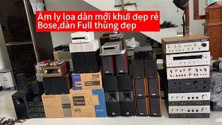 ĐÃ BÁN HẾT Ngày 6/10 Âm ly đẹp rẻ, dàn full thùng, Bose lại về Zalo em Vũ 0352.876.319