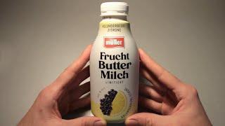 Müller Frucht Butter Milch Holunderbeere-Zitrone Review