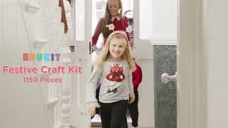 Festive Family Craft Kit Video - Amazon Product Video Advertising by London Filmmaker