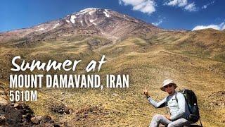 Summer at Mount Damavand, Iran [5610M]