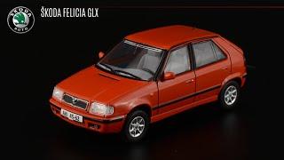 Facelift: Škoda Felicia GLX 1998 • Kaleidoskop slavných vozů Škoda 26 • 1:43 scale model cars