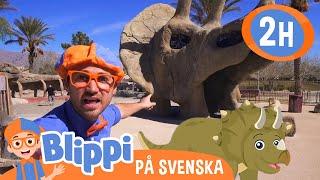 Lära sig om dinosaurier med Blippi | @BlippiSvenska | Pedagogiska videor för barn