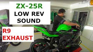 ZX25R INLINE 4 LOW REV SOUND || R9 Zeta R Full System Exhaust || ZX-25R PHILIPPINES