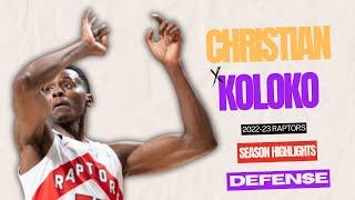 Christian Koloko DEFENSE 2022-23 Raptors Highlights