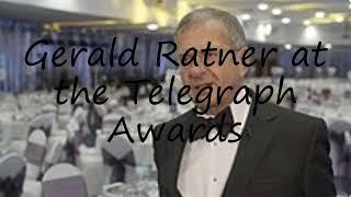 How to pronounce Gerald Ratner at the Telegraph Awards in English?