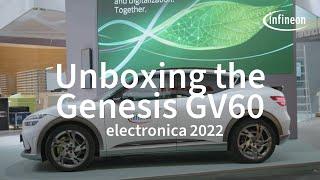 Experience Sustainable Mobility: Unboxing the Genesis GV60 at electronica 2022 | Infineon