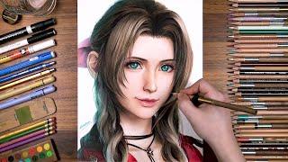 Drawing Aerith - FINAL FANTASY VII | drawholic