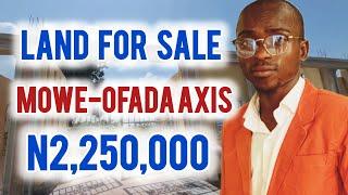 Land for sale at Mowe Ofada, Adejorin, Ogun State.