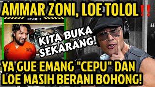 AMMAR ZONI, GUE BONGKAR YA‼️DAN GUE MALU PERNAH UNDANG LO‼️ - Deddy Corbuzier Podcast