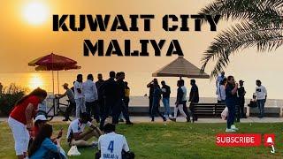 Kuwait City Maliya ! কুয়েত সিটি মালিয়া ! Maliya Sea side! Most Kuwait Expert Gathering place