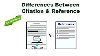 Differences Between Citation and Reference | @ThesisHelper01