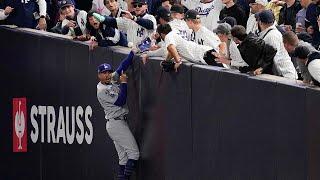 Yankees fan rips ball out of Mookie Betts' glove during World Series Game 4