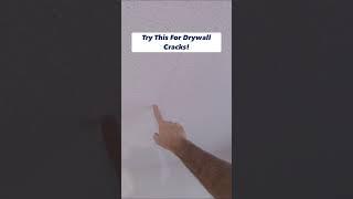 Do This For Drywall Cracks!