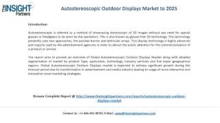 Autostereoscopic Outdoor Displays Market Trends |The Insight Partners