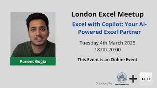 Excel with Copilot: Your AI-Powered Excel Partner | Puneet Gogia